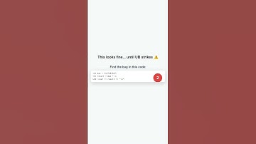 This looks fine... until UB strikes ⚠️ #bughunt #codingchallenge #devtips