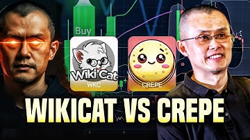 CREPE COIN  vs WIKICAT COIN : my honest REVIEW of what is happening in wikicat and Crepe Coin