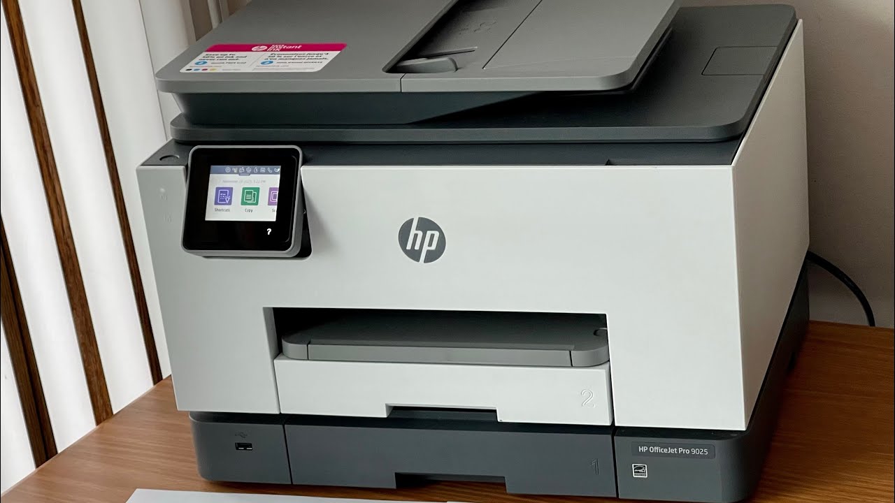 Quick demo of Pristine HP OfficeJet Pro 9025 Wireless All-in-One Color Printer