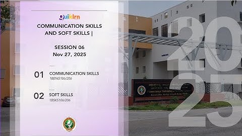 Quiklrn | VTU Session 06 - 2025