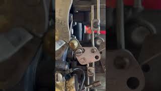 Syncing the carbs on an early 70’s 3 cylinder Johnson. 65/70 hp
