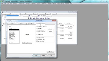 QuickBooks: Memorized Reports