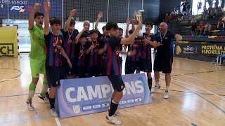 Resum Covisa Manresa FS - Barça (Final Copa Catalunya Infantil masculí FS23)