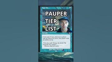 The pauper decks ranked! #shorts