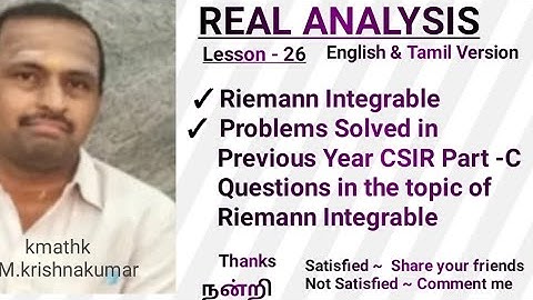 Real Analysis real analysis CSIR polytechnic TRB PG TRB set SET net Gate GATE TIFR polytechnic