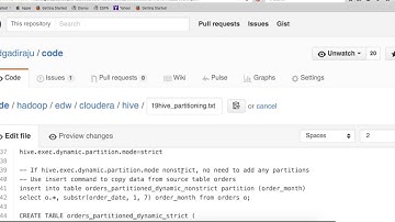 Apache Hive - 02 Partition an existing data set according to one or more partition keys