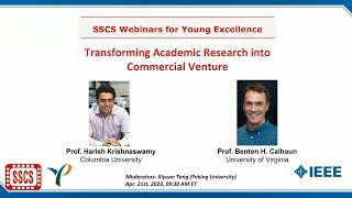 Webinars for Young Excellence: Transforming Academic Research into Commercial Venture