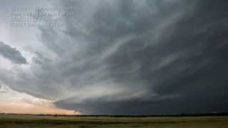 2013 May 31 El Reno tornadic supercell time lapse