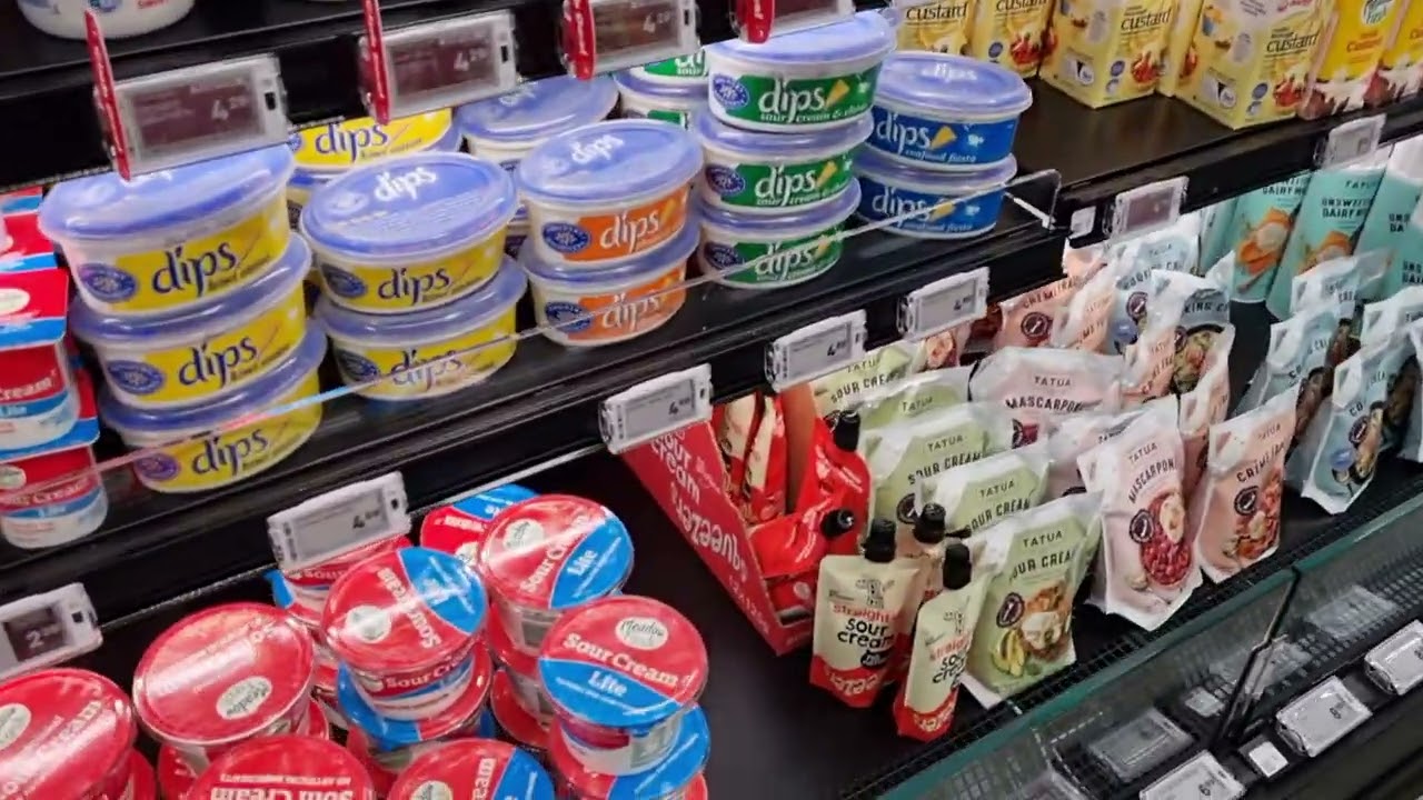 Shopping at New World  Pukekohe.  New Zealand