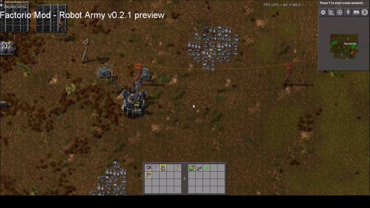 Robot Army mod - Patrol preview