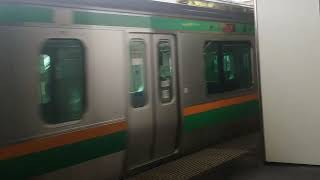 E231系1000番台宮ヤマU-115編成+宮ヤマU-591編成(機器更新)小山駅発車