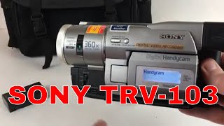 Sony DCR-TRV-103 Handycam Camcorder with Nightshot eBay demo