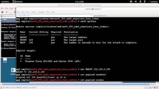 Explotacion de Windows MS09 050