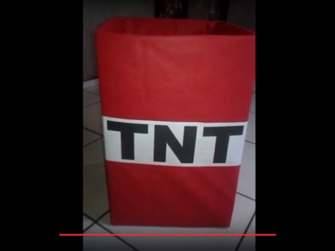 Caixa de presente com caixa de papelão, minecraft - YouTube