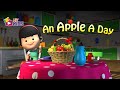 An apple a day keeps the doctor away with lyrics  liv kids nursery rhymes and songs 