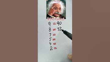 Only genius can solve | 95% fail | #mathriddles #iqtest