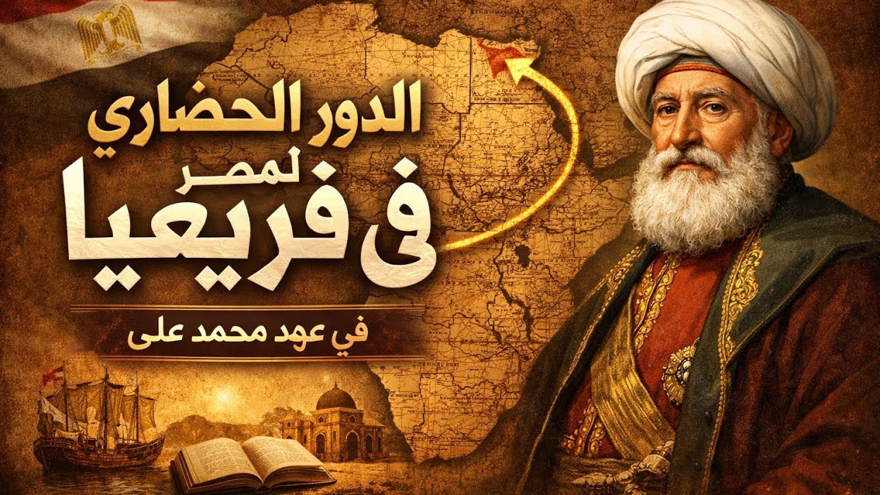 دراسات اجتماعية أولى اعدادى الوحدة الثانية الدرس الاول دور مصر الحضاري في أفريقيا فى عهد محمد على ج1