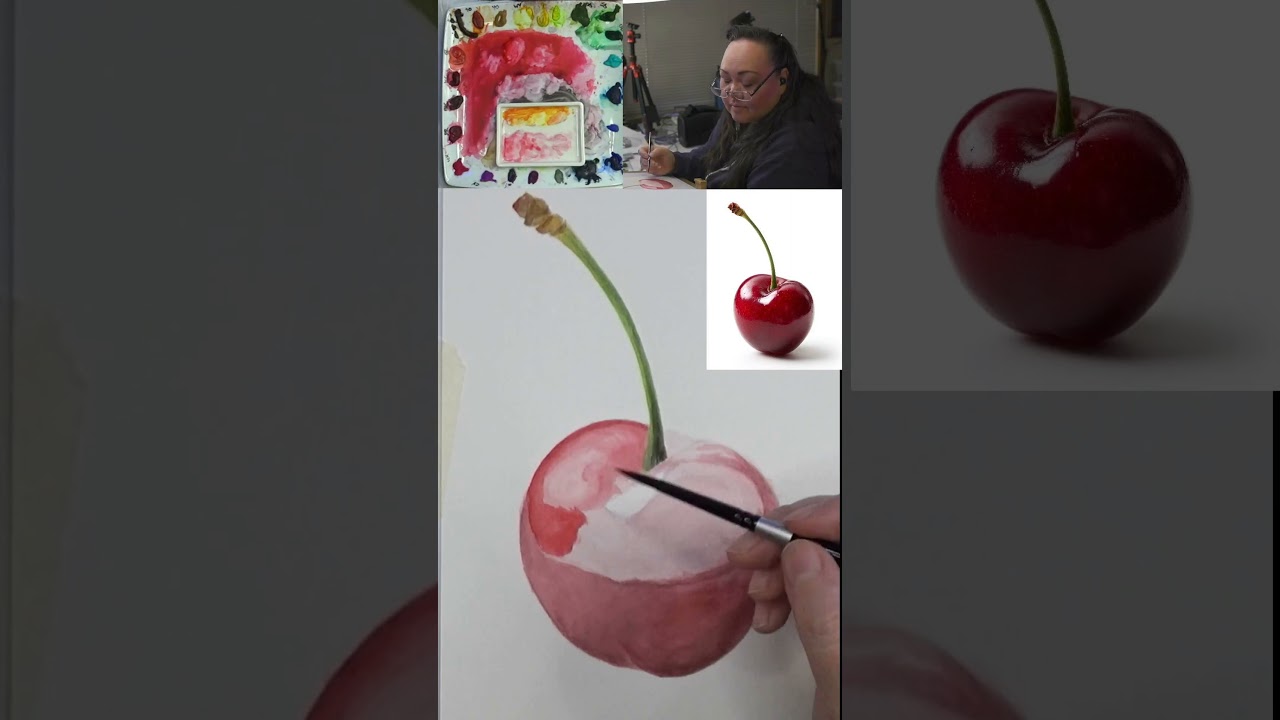 Watercolor Demonstration And Finding Strength in Trying