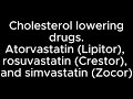 cholesterol lowering drugs #diabetes #cholesterol