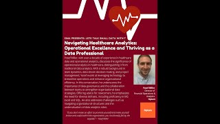 Navigating Healthcare Analytics: Operational Excellence and Thriving as a Data Professional