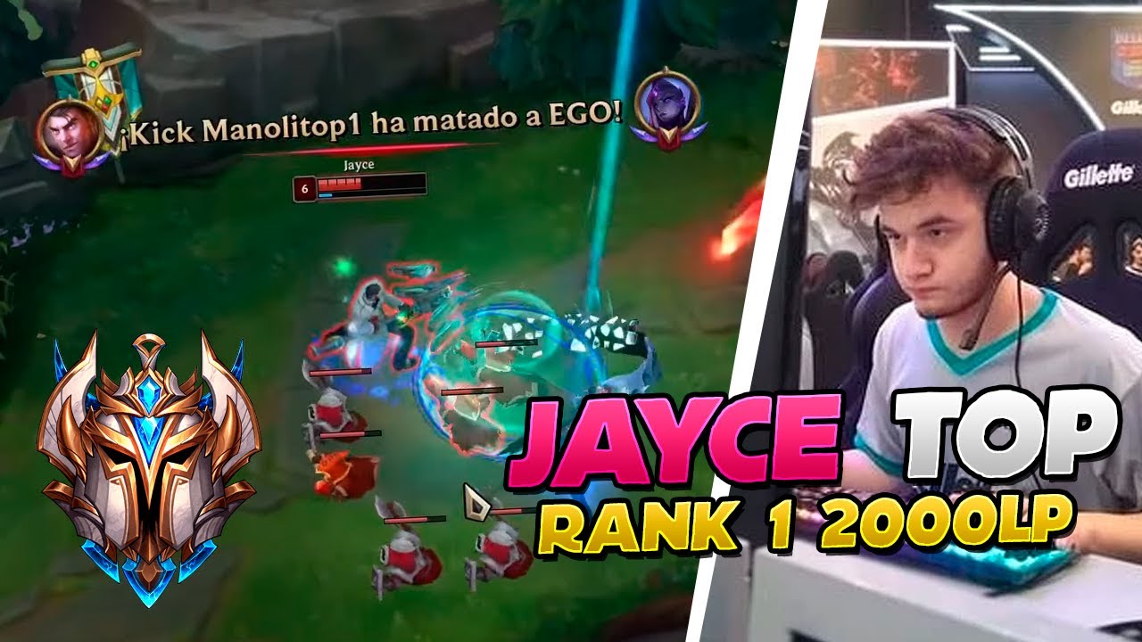 RANK 1 2000 LP TE ENSEÑA JUGAR JAYCE
