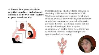 Competency Reflection 8: Intervene with individuals, families/groups/organizations/ communities  ￼