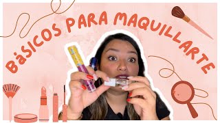 Qué necesito para MAQUILLARME || Maquillaje BÁSICO para diario || Kary :)