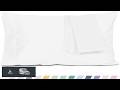 Pillow Cases King Size Cotton Percale Weave Pillowcases Pre Shrunk Breathable