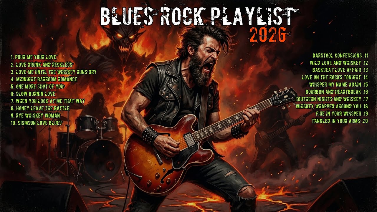 Midnight Crossfire – AI Blues Rock Hard Riff Anthem