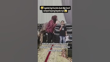 Keseruan Fauzana duet dengan bocil #fauzana #masiyun