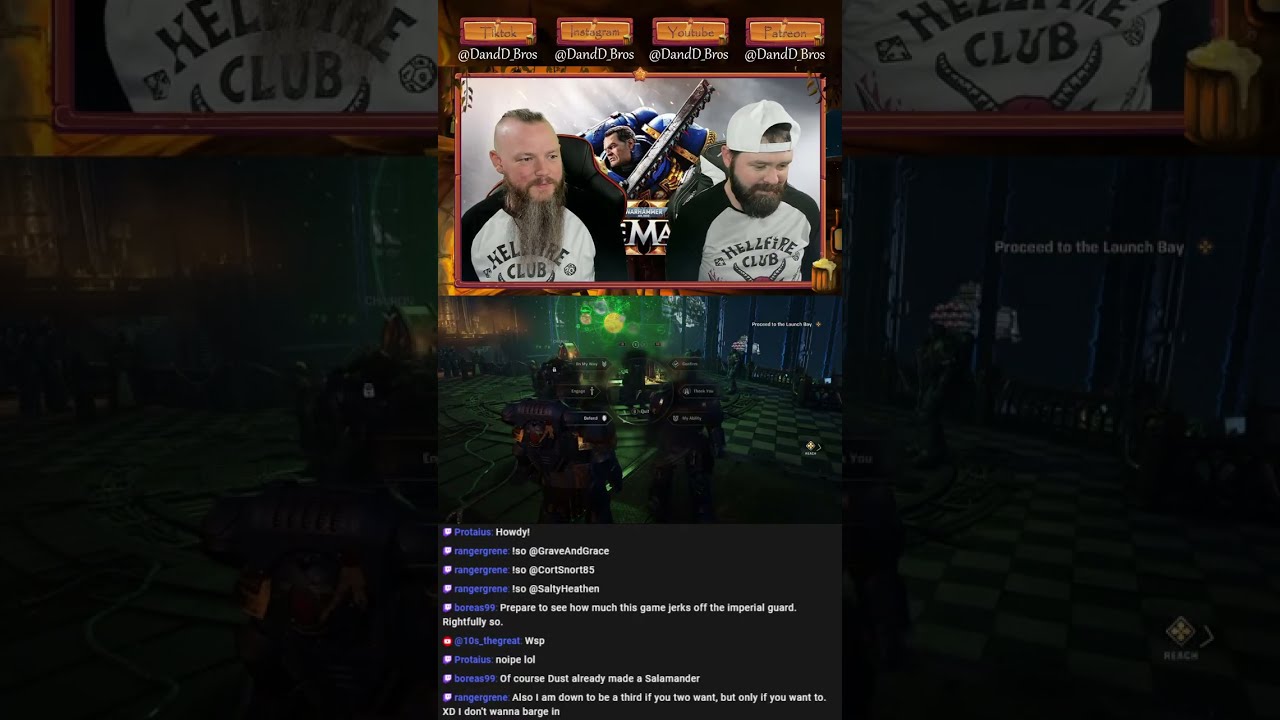 [LIVE] The Bros play Warhammer 40,000 Space Marine II! Ep. 2
