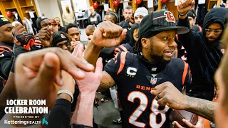 Week 18 Locker Room Celebration l Cincinnati Bengal