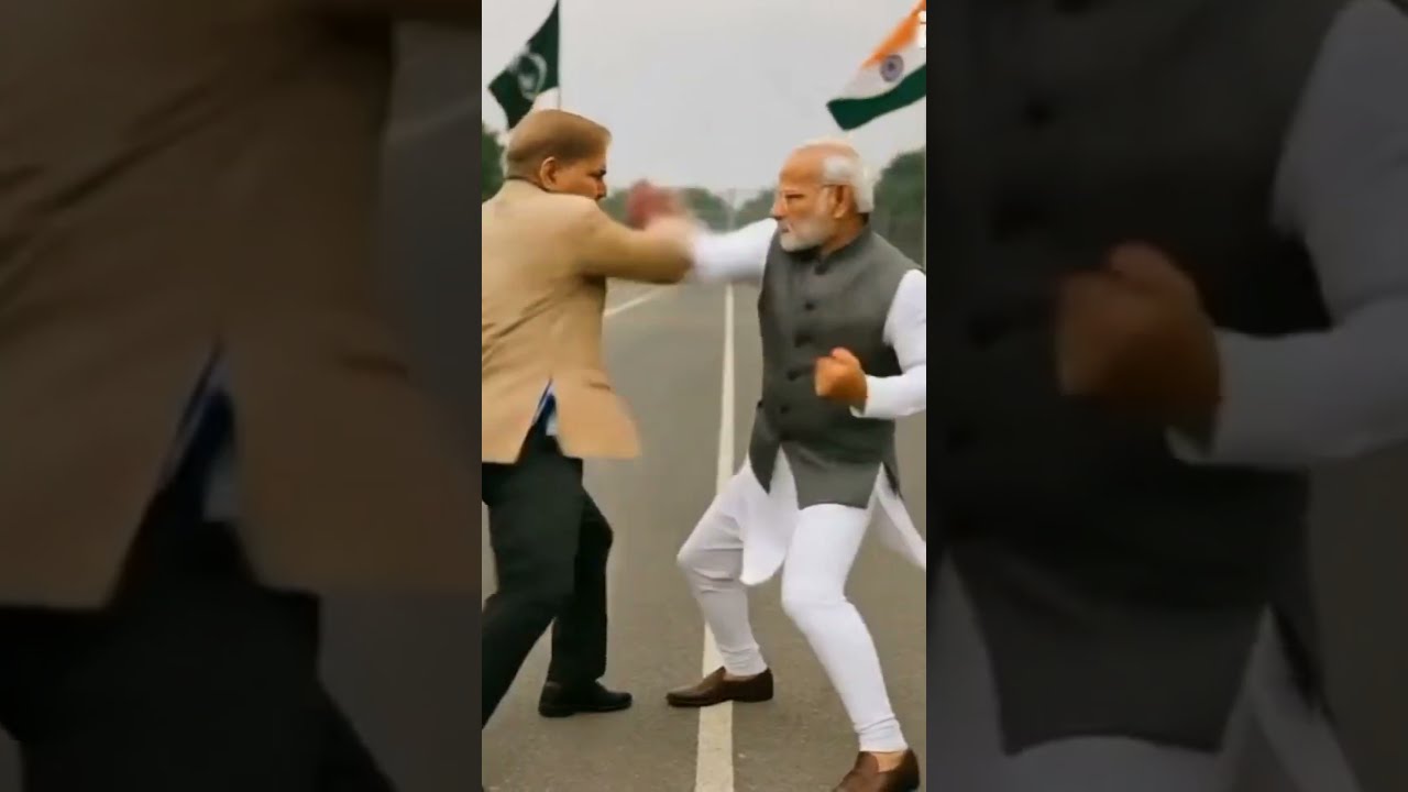 Modi Vs Shahbaz Sharif Funny Fight Of The Century Video ModiVsShahbaz