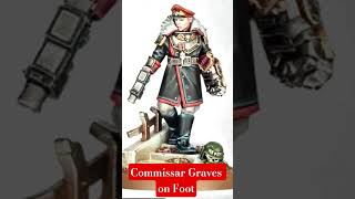 Commissar Graves on Foot. Astra Militarum 10th Edition 40K #warhammer40k