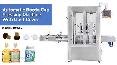 ZONESUN Automatic Vertical Cork Glass Wine Bottle Capping Crimping Pressing Machine With Dust Cover