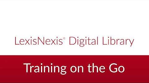 LexisNexis Digital Library - Annotations and Highlights