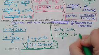 5 5b Multiple Angle and Product Sum Formulas Day 2