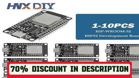 A must-have product! 1-10PCS ESP32 Development Board TYPE-C CP2102/CH340C WiFi+Bluetooth Ultra-Low