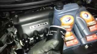 How to change oil and oil filter - Honda Civic 1.4 i-dsi 2006