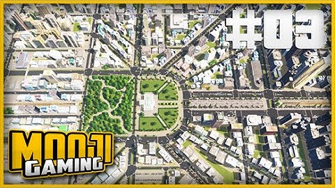 Cities Skylines - Moojington [PART 3] Inner City Train Station