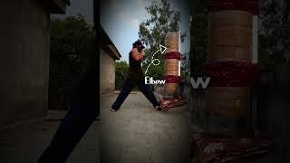 Epic Elbow KO 😱 #muaythai