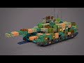 Minecraft Type 99A Main Battle Tank Tutorial