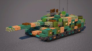 Minecraft Type 99A Main Battle Tank Tutorial