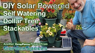 Solar Powered Dollar Tree Stackables  For Real