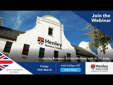 वेबिनार: हेनले बिजनेस स्कूल के साथ नेटवर्किंग क्या करें और क्या न करें?