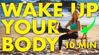 ☀️ 10 Minute Morning Chair Yoga for Stiff Bodies