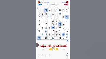 How to beat #sudoku in under 1 min #numbers #numberpuzzle #app #game#puzzle #mobilegame #SriLanka