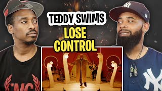 AMERICAN RAPPER REACTS TO  Teddy Swims  Lose Control (Live)