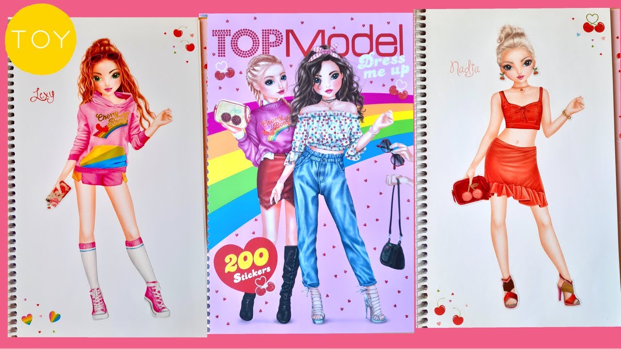 TOP MODEL Dress me up sticker 