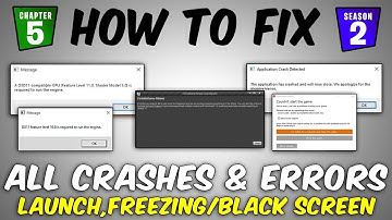 How To Stop Fortnite From CRASHES & FREEZING in Fortnite OG! | Fix Out of Video Memory | UE5